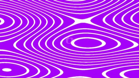 Vibrant purple abstract hypnotic wave pattern background for modern design Stock Footage 342208027