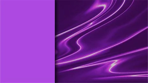 Vibrant Purple Abstract Light Waves Background. Stock Illustration