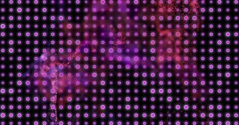 Vibrant purple abstract pattern with circular shapes creating dynamic visual Stock Photos