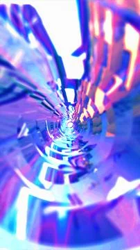 Vibrant purple abstract psychedelic digital light tunnel 스톡 일러스트