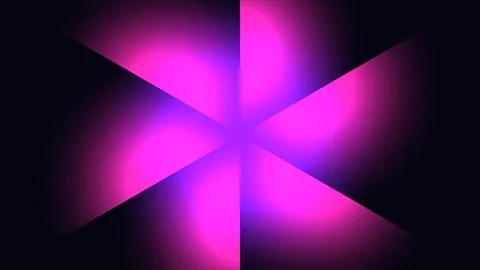Vibrant purple and pink light radiates from a central point 動画素材 342153448