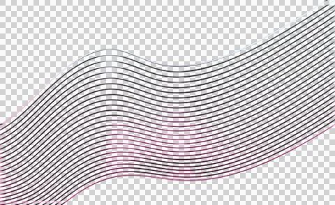 Vibrant purple and white concentric wave pattern with glowing center and sharp Stockillustratie