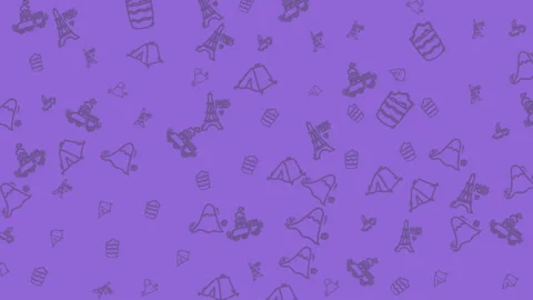 Vibrant Purple Background with Dark Specks 库存影片 328441159