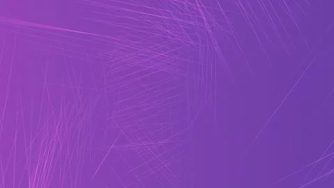 Vibrant purple background with dynamic white lines and geometric shapes Stock Illustration