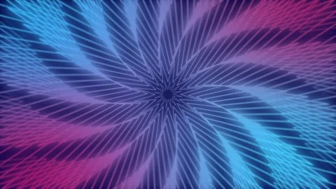 Vibrant Purple Blue Radial Pattern. 스톡 동영상 332051454