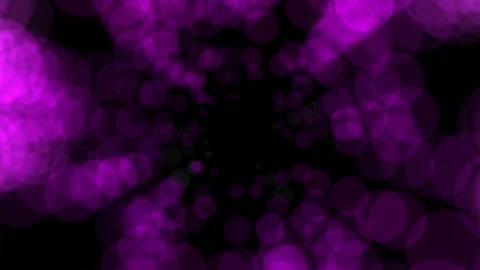 Vibrant Purple Bokeh Light Background with Abstract Circular Pattern Stock Footage 337227238
