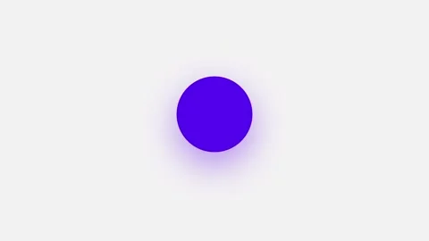 Vibrant Purple Circle with Soft Glow on Minimalist White Background Art Video stock 341926641