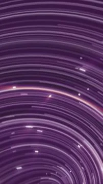 Vibrant purple circular light trails creating dynamic rotating rings across a Stock Illustration
