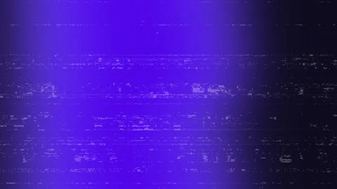Vibrant purple digital glitch gradient texture with horizontal static inter.. 库存插图
