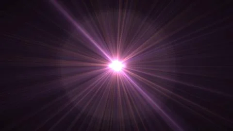 Vibrant purple energy explodes from the center Stock Illustration