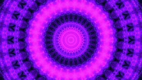 Vibrant Purple Geometric Pattern with Circular Symmetry and Detailed Texture Stock Footage 340413591