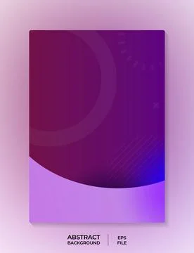 Vibrant Purple Gradient Abstract Background Design perfect for presentations Stock Illustration