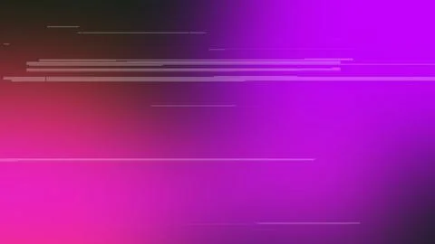 Vibrant purple gradient background featuring digital glitch horizontal line.. Stockillustratie