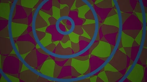Vibrant purple green circular design pattern. Stock Footage 334894921