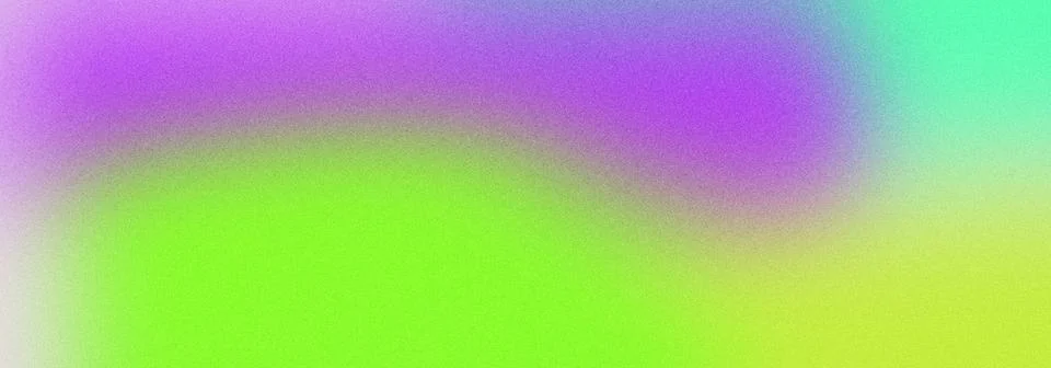 Vibrant purple green soft gradient texture with grainy noise effect for mod.. Stock Illustration
