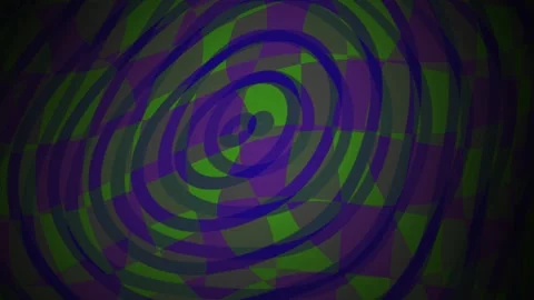 Vibrant Purple Green Swirling Patterns. Stock Footage 334345517
