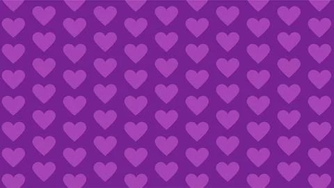 Vibrant Purple Heart Pattern Background for Purple Heart Day Commemoration. Stock Illustration