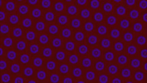 Vibrant purple hexagon pattern on deep red background. Geometric design with Stock Illustration