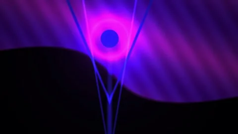 Vibrant purple laser light technology. Stock Footage 337518092