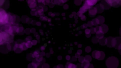 Vibrant Purple Light Bokeh Effect with Circular Particles for Background Design Stock Footage 337957031