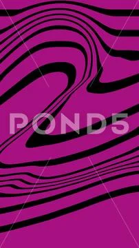 Vibrant purple liquid background with black swirling lines PSD-sjabloon