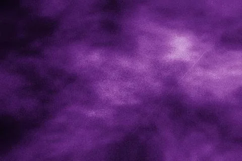 Vibrant purple smoke abstract background with grunge textures and scratches.. Stock Illustration