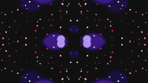 Vibrant Purple Space Patterns and Stars. Vídeo Stock 330956296