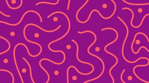 Vibrant Purple Squiggle Background Stock Illustration