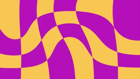 Vibrant Purple Yellow Geometric Pattern. 스톡 동영상 332051452