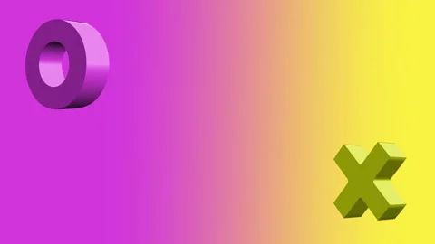 Vibrant Purple-Yellow Gradient Background with Subtle Accents and 3D Shapes Stock Footage 289737209