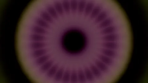 Vibrant Radial Light Pattern with Purple Center and Green and Yellow Gradient 库存影片 345434022
