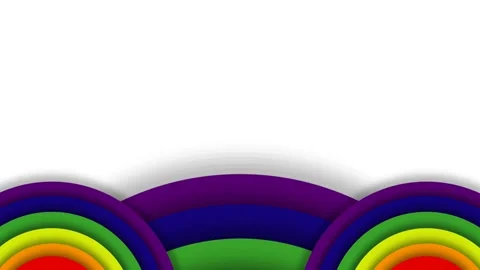 Vibrant Rainbow Abstract Background for Pride Month Celebration and Diversity Stock Footage 340032611
