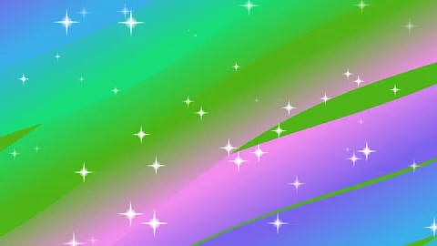 Vibrant Rainbow Background with Stars. Видео 330282588