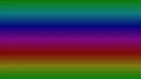 Vibrant rainbow color gradient spectrum stripes for abstract video transition Stock Footage 336837213