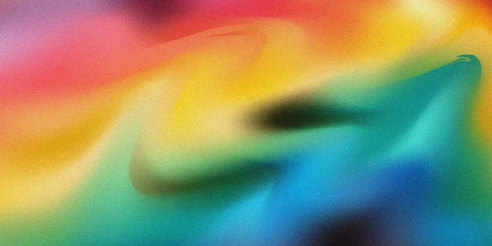 Vibrant rainbow colored abstract background with smooth gradient effect Иллюстрация