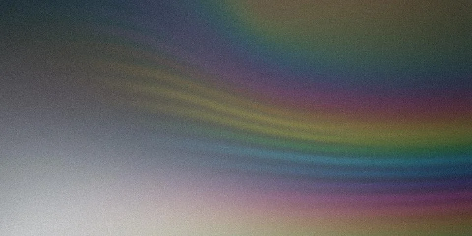 A vibrant rainbow-colored cloud formation in the sky with a mix of pastel hue Stock Illustration