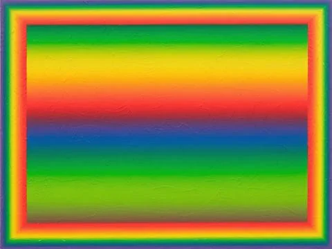 Vibrant rainbow gradient abstract art painting Stock Illustration
