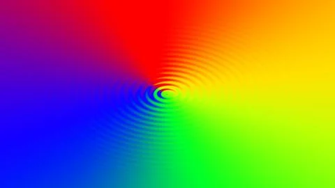 Vibrant rainbow gradient background. Abstract colorful spectrum with circul.. Stock Illustration