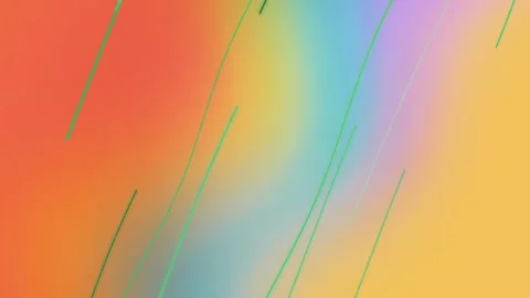 Vibrant Rainbow Gradient Background with Lines. Stock Footage 329930082
