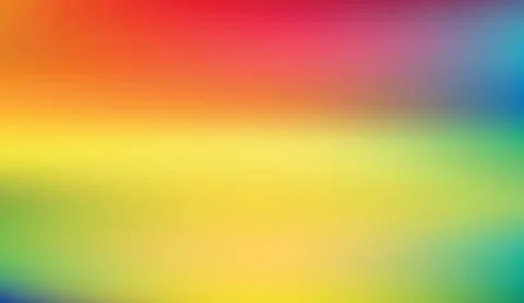 Vibrant rainbow gradient background with smooth color transitions in bright red Stock Illustration