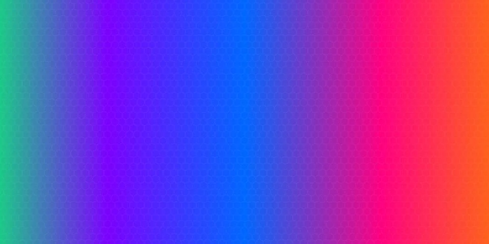 Vibrant rainbow gradient background with subtle pattern Stock Illustration