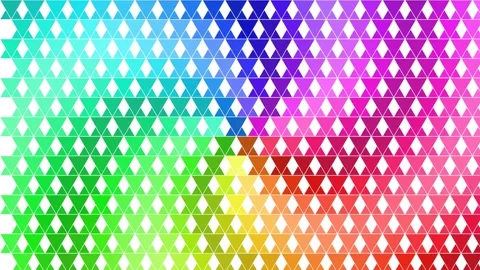 Vibrant Rainbow Gradient Digital Background Pattern Texture Seamless Backdrop Video stock 333799841