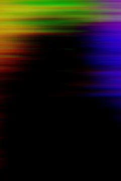 Vibrant Rainbow Gradient with Horizontal Lines for 2000s Holographic Design Stock Illustration