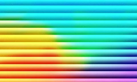 Vibrant rainbow gradient horizontal striped texture abstract background design 스톡 일러스트