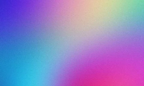 Vibrant rainbow gradient mesh background with abstract blur and textured n... Foto stock