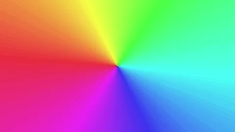 Vibrant Rainbow Gradient Spinning Color Wheel Animation Background 動画素材 343906177