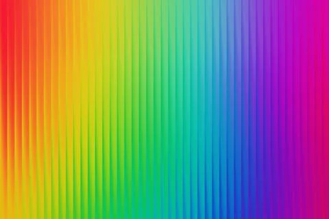 Vibrant Rainbow Gradient Vertical Lines Background and Spectrum Pattern 스톡 일러스트
