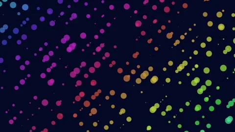 Vibrant rainbow pattern on dark background Stockbeeldmateriaal 317394671