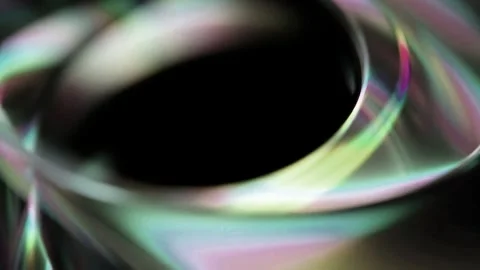 Vibrant Rainbow Prism Light Leak Overlay with Colorful Chromatic Aberration.. Stock Footage 343956164