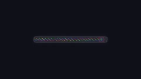 Vibrant rainbow progressbar designed for kids videos and lgbtq content show.. Stock Footage 324918110